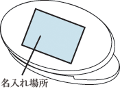 エコマグネバー(M) 名入れ場所